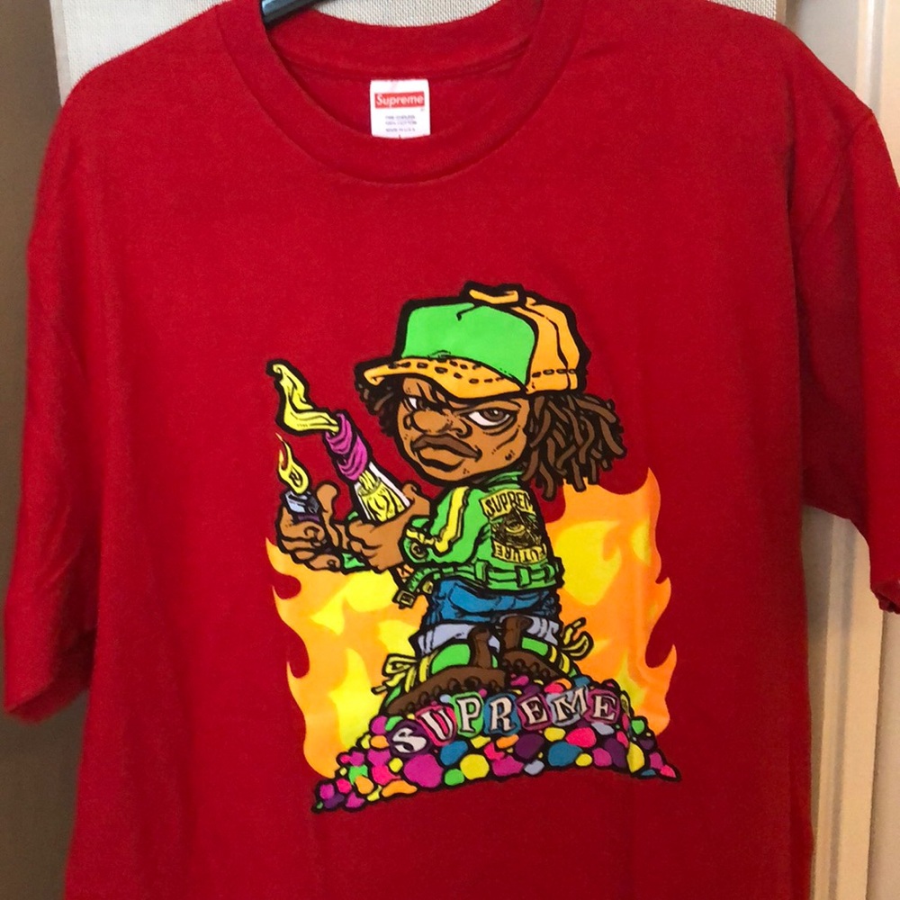 supreme Molotov kid tee Red, size L